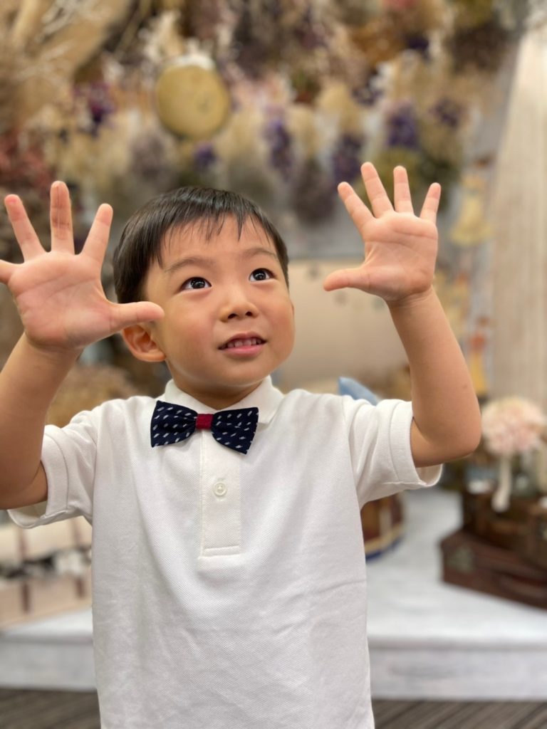 久留米絣の蝶ネクタイでおしゃれに