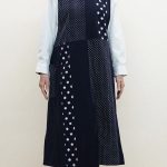 F106】久留米絣かぶりエプロン(フリーサイズ) | 久留米絣 風のおくりもの