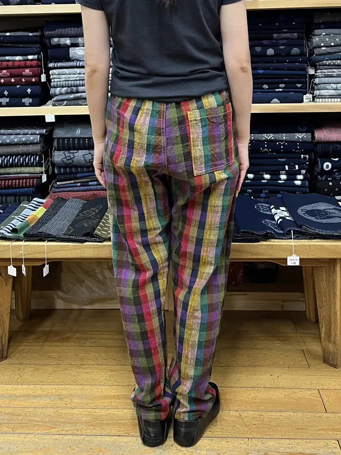 儀右エ門　ギエモン　白樺マルチカラー　ブラウス&もんぱん 儀右エ門 ギエモン 白樺マルチカラー ブラウス&もんぱん 儀右エ門