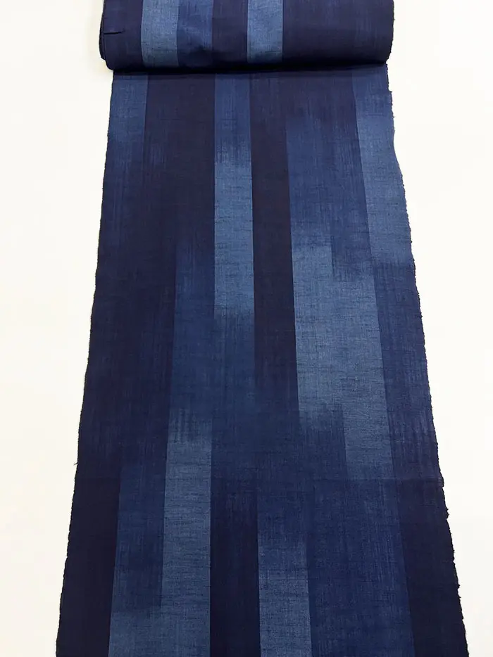 T177】久留米絣反物（藍グラデーション）1m～ | 久留米絣 風のおくりもの